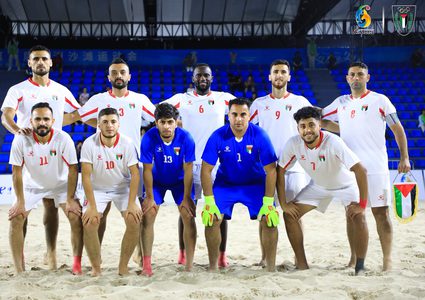 الفدائي الشاطئي لكرة القدم يتعثر أمام إيران لينافس على الميدالية البرونزية