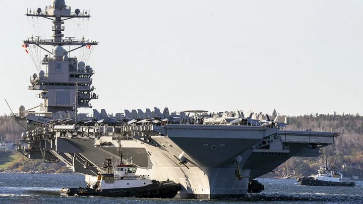 حاملة الطائرات الأميركية USS Gerald R. Ford ستغادر الشرق الأوسط خلال أيام