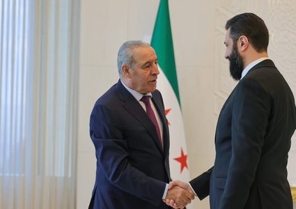 الشيخ يبحث مع الرئيس السوري تطورات الأوضاع في المنطقة وتعزيز العلاقات الثنائية