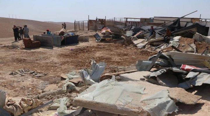 قوات الاحتلال تهدم غرفة زراعية في حوسان غرب بيت لحم