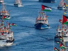 قوات الاحتلال تسيطر على سفن أسطول الصمود المتجه إلى غزة