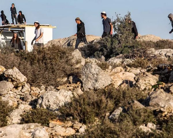 مستوطنون يسرقون خيمة ويمنعون المزارعين من الوصول إلى حقولهم جنوب الخليل