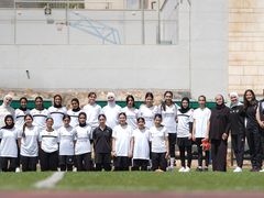 انطلاق التجمع الأول للمنتخبات النسوية لكرة القدم في جامعة النجاح الوطنية