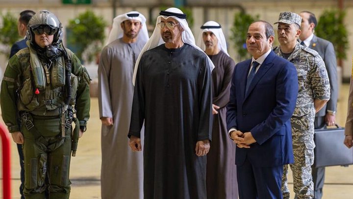 الإمارات تعلن لأول مرة عن تمركز مقاتلات مصرية بأراضيها