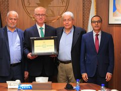 وفد من جمعية صندوق دعم الطالب الفلسطيني PSSF يزور جامعة النجاح ومستشفاها الجامعي
