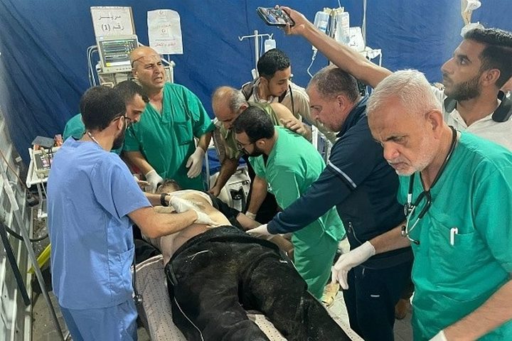 شهيد ومصابون في مخيم النصيرات وسط قطاع غزة
