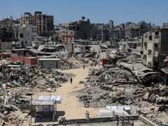 شهيدان جراء قصف مسيرة للاحتلال شمال قطاع غزة