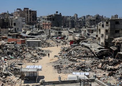 شهيدان جراء قصف مسيرة للاحتلال شمال قطاع غزة