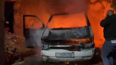 مستوطنون يحرقون مسجدا ومركبتين في جيبيا شمال غرب رام الله