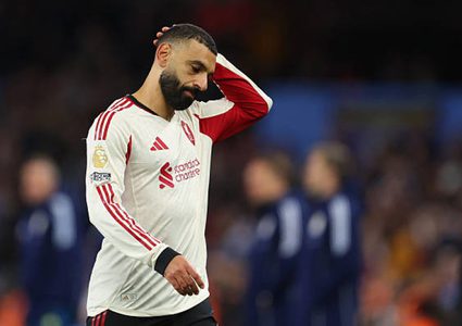 محمد صلاح يوجه رسالة قوية بعد خسارة ليفربول أمام أستون فيلا