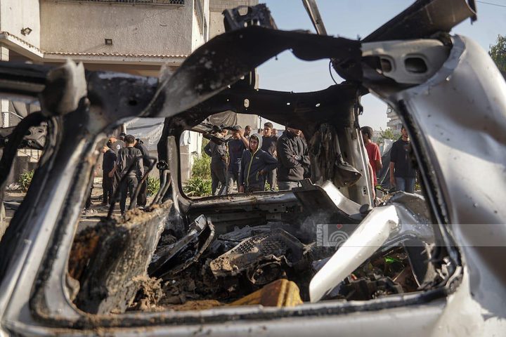 3 شهداء وعدد من الإصابات بقصف إسرائيلي على مركبة غرب مدينة غزة