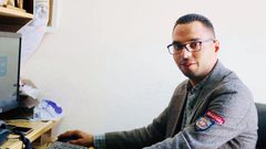 د. قبها من قسم اللغة الإنجليزية بجامعة النجاح يقدم محاضرة بجامعة جنوب كاليفورنيا