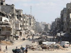 إصابتان بنيران مسيرة للاحتلال بمخيم جباليا شمال قطاع غزة