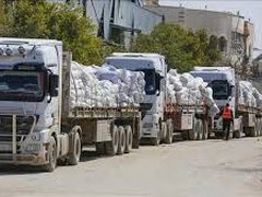 المكتب الإعلامي الحكومي في قطاع غزة: الاحتلال يمنع دخول 70% من شاحنات الإغاثة