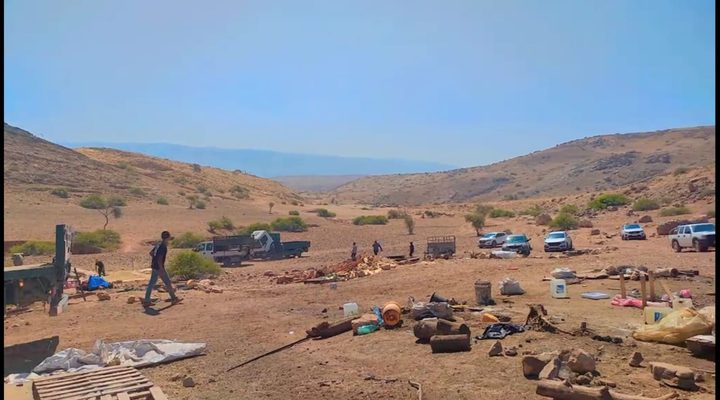 الاحتلال يداهم خيام المواطنين في الفارسية بالأغوار الشمالية