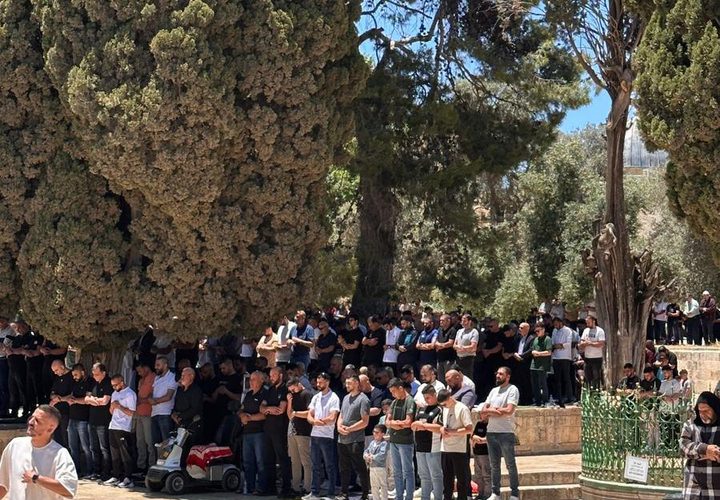 في ثالث أيام الأضحى.. عشرات الآلاف يؤدون صلاة الجمعة في المسجد الأقصى المبارك