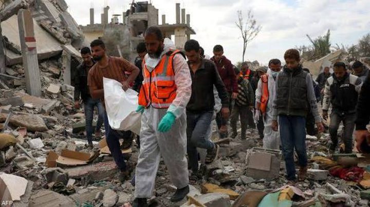 7 شهداء جدد خلال 48 ساعة و72,938 منذ بدء العدوان على قطاع غزة