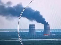 قصف متبادل بين روسيا وأوكرانيا واتهامات لكييف باستهداف محطة زاباروجيا النووية