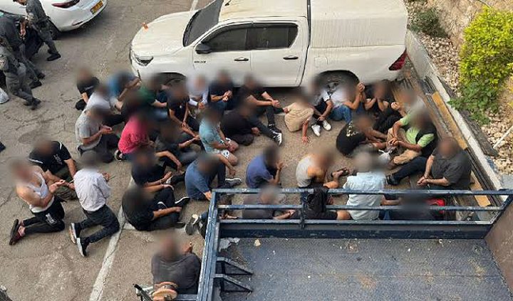 شرطة الاحتلال تعتقل 42 عاملا داخل أراضي 48