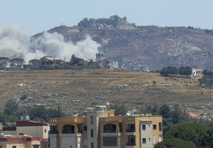 مشاهد من العدوان الإسرائيلي على عدة مناطق وبلدات في جنوب لبنان.