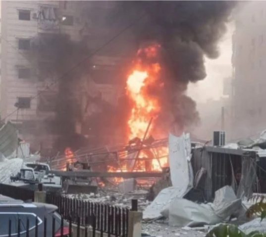غارة للاحتلال تستهدف الضاحية الجنوبية لبيروت