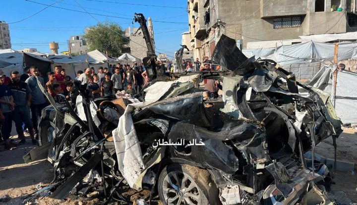 4 شهداء بينهم سيدة في قصف استهدف مركبة ومواطنين شمال غرب مدينة غزة