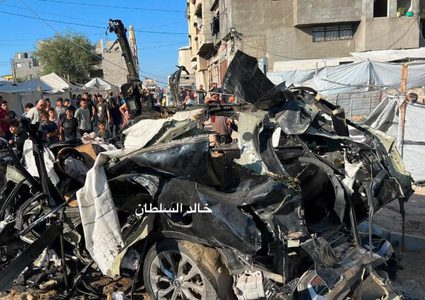 4 شهداء بينهم سيدة في قصف استهدف مركبة ومواطنين شمال غرب مدينة غزة