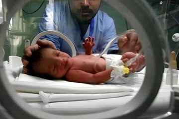 1701 مولود جديد بقطاع غزة خلال أيار الماضي وتسجيل 159 حالة وفاة
