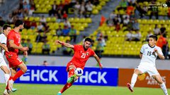 المنتخب الوطني يتعادل للمرة الثانية مع قرغيزستان