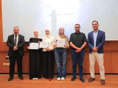 جدارية" في جامعة النجاح وتكريم لطلبة التبادل الأكاديمي ومشاريع التخرج