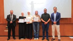 جدارية" في جامعة النجاح وتكريم لطلبة التبادل الأكاديمي ومشاريع التخرج
