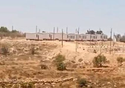 مستوطنون ينصبون "كرفانات" على أراضي جورة الشمعة جنوب بيت لحم