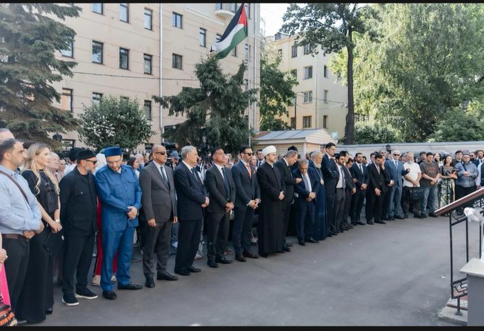 فعالية تضامنية مع فلسطين في موسكو