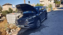 آثار هجوم المستوطنين على ممتلكات ومنازل المواطنين في قرية جيت شرق قلقيلية.