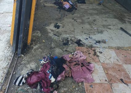 آثار هجوم المستوطنين على ممتلكات ومنازل المواطنين في قرية جيت شرق قلقيلية.