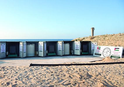 محطات التحلية الإماراتية تواصل دعم غزة