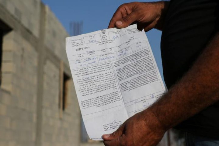 الاحتلال يخطر بهدم 9 منازل مأهولة في الشيوخ شمال شرق الخليل