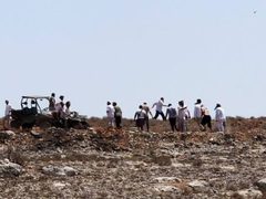 مستوطنون يتلفون عمودا للكهرباء في بيتا جنوب نابلس