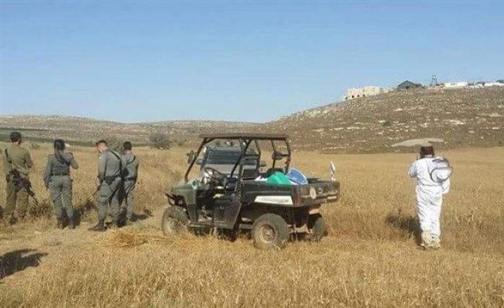 الاحتلال يمنع مزارعين من حصاد محاصيلهم في بيت فوريك