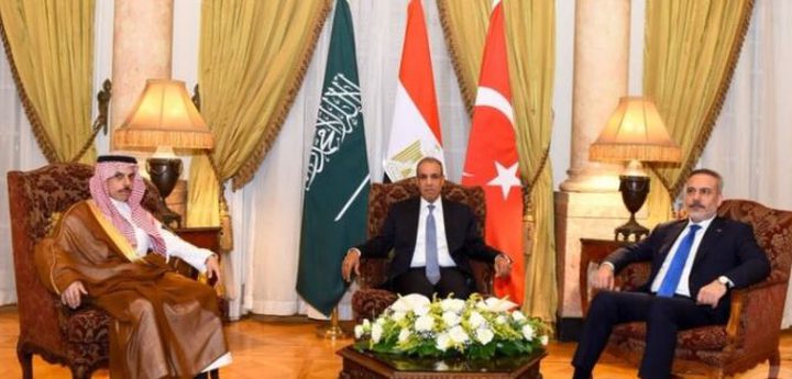 مباحثات ثلاثية بين تركيا ومصر والسعودية بشأن غزة وإيران