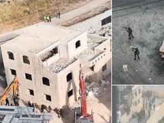 الاحتلال يهدم منزلا وبناية سكنية في كفر عقب شمال القدس
