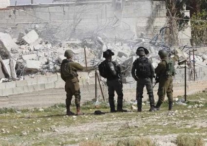 الاحتلال يهدم "بركسا" في منطقة "عش غراب" شرق بيت لحم