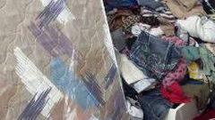 آثار تخريب محتويات منزل عائلة الشهيد نادر ريان بعد اقتحامه فجر اليوم بمدينة نابلس.