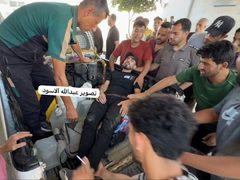 #عاجل | أكثر من 12 جريحًا جراء قصف الاحتلال قرب مفترق ضبيط بمدينة غزة.