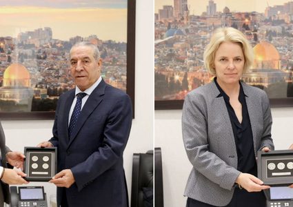الشيخ يستقبل القنصل الفرنسي وممثلة سويسرا في لقاءين وداعيين