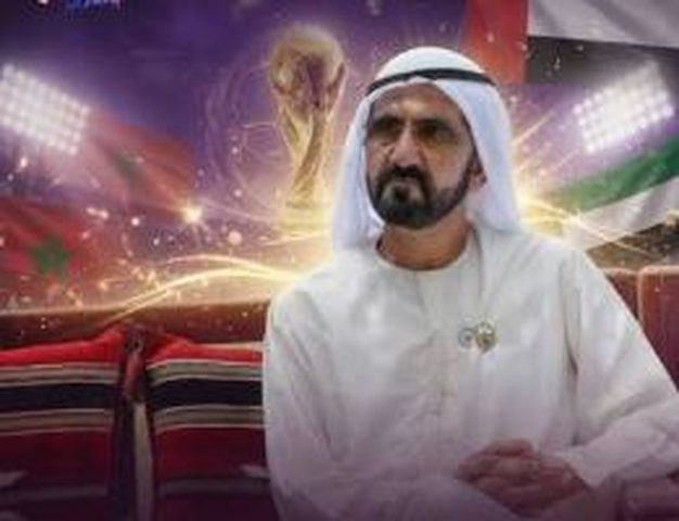 محمد بن راشد يهنئ المغرب بالتأهل إلى ربع نهائي المونديال
