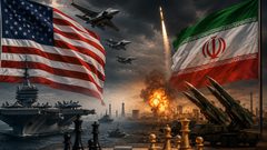 ضربات أمريكية واسعة على إيران ورد إيراني يستهدف قواعد بالخليج والأردن