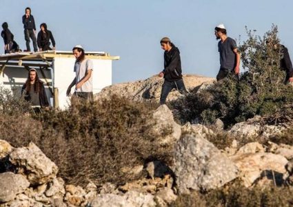 مستوطنون يدمرون مزرعة شمال غرب نابلس
