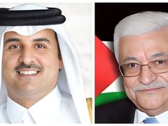 الرئيس يصل قطر ويلتقي الأمير تميم ويعزي بوفاة الشيخ حمد بن خليفة آل ثاني