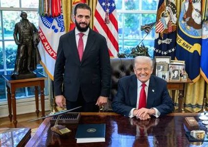 ترامب: الشرع سيتولى التعامل مع حزب الله في لبنان بطريقة مختلفة عن إسرائيل